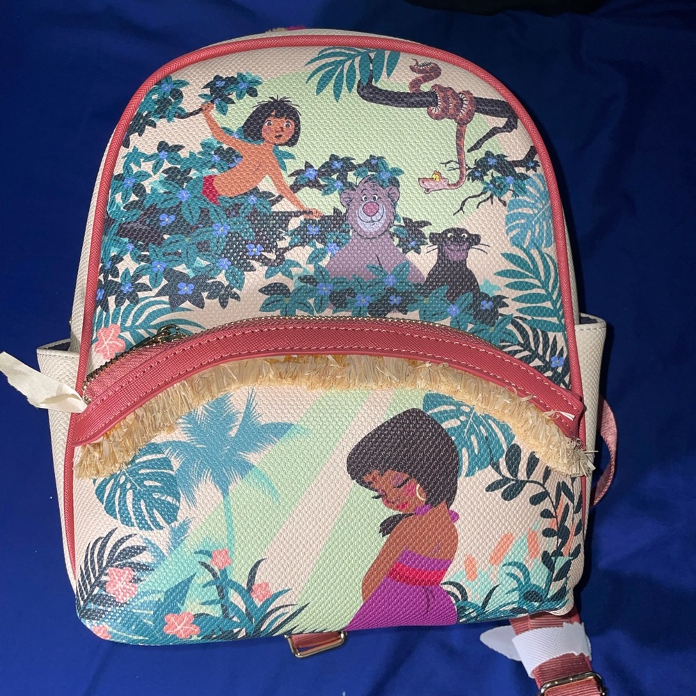 Jungle Book Themed Backpack with Fringe